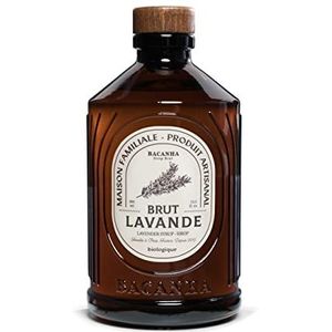 BACANHA - Biologische en ruwe siroop - Lavendelsiroop - Voor Cocktail, Water, Limonade en Ijsthee - 400 ml