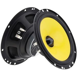 Tweeter auto Tweeters voor auto 2 stuks 6,5 inch 600W 4-weg auto hifi coaxiale luidsprekers, niet-destructieve installatie, volledig frequentiebereik audio
