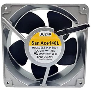 9LB1424S501 DC 24V Inverter Fan - 140mm x 140mm x 50mm, 1.38A Fan for Efficient