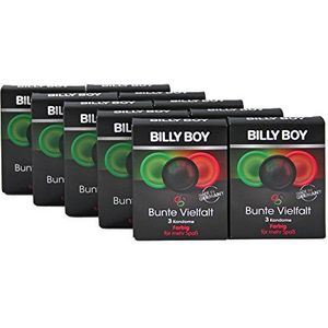 30 (10 x 3) Billy Boy Color Condooms