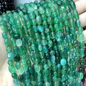 5-10mm onregelmatige natuursteen jade agaat citrien Amazoniet kwarts kralen voor sieraden maken DIY armband oorstekers-groene agaat-5-8mm