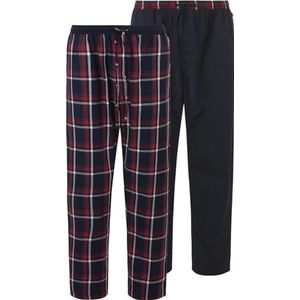 Pyjamabroeken, set van 2 RAWALD blauw geruit
