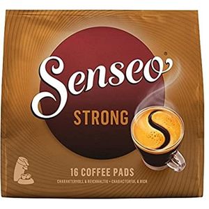 Senseo Pads Strong, 16 koffiepads voor 16 drankjes