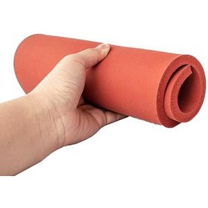 Siliconen warmtepersmat, Rode siliconen schuimperspad 400x400x(1-10) mm 260C(400x400x3mm)