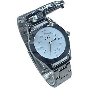 Gardé Staal Braille-Horloge 34mm zwart – Worldwide Vision
