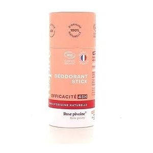 Deodorant, robuust, gecertificeerd, biologisch, effectief, 48 uur, pioenroos