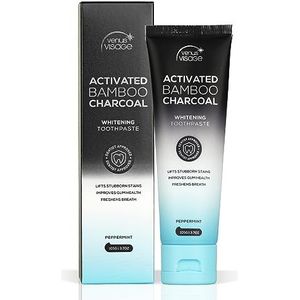 Venus Visage UK Bamboe Houtskool Fluoride Tandpasta 1 Pack