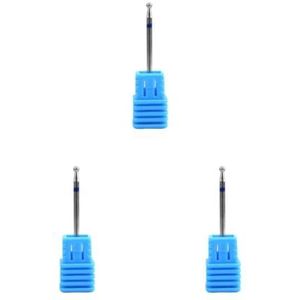 3 Set Tungsten Nail Boor Draaien Burr Frezen Cutter Bits Voor Nail Salon Manicure Pedicure