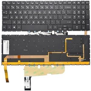 US Laptop Toetsenbord voor HP voor OMEN 15-EK 15-EK0xxx 15z-ek 15-EK0010CA TPN-Q236 Q265 Verlicht AMD(US RGB Backligh)