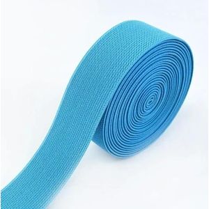 5 meter 10-50 mm elastische banden voor broeken taille rubberen band stretch singels tapes riem DIY ondergoed kleding naaien accessoires-blauw-50mm-5 meter