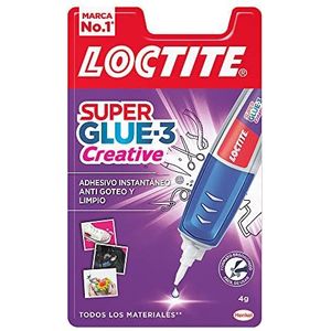Loctite Super Glue-3 Creative Pen, transparante pensticker, onmiddellijke en universele druppellijm, eenvoudig te gebruiken, hoge precisie, 1 x 4 g