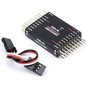 For Frsky X8R for RXSR 1 PCS/2 STUKS SBUS Naar PWM PPM Decoder 16CH for Frsky X8R for RXSR RC Vliegtuig (Size : 1PCS)