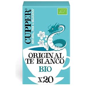 Cupper Classic White Tea Bio, 20 zakjes, cupper, per stuk verpakt 34 g