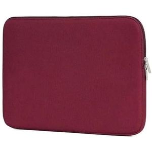 Tech Supplies | Neopreen Soft Sleeve Voor de Apple Macbook Air / Pro 13 Inch - 13.3"" Laptop Hoes Case - Zwart (Rood)