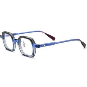 Nepbrillen, Brilmonturen Acetaat Unisex Multicolor(Blue)
