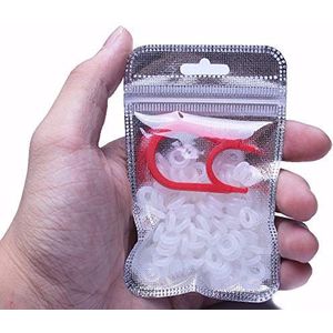 KEEZSHOP O-ring Geluiddempers, 108 Stks Rode Keycaps Rubber O-Ring Schakelaar Geluiddempers fVoor Cherry MX Toetsenbord Dampers Sleutelkap O Ring Vervang Deel A