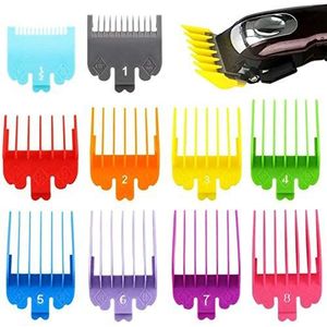 6pcs Gids Kammen Opzet Kam Limit Comb Beperk Kam Beperking Kam Set Opzetkammen Comb Attachment Set Professional Hair Clipper Combs Guide Combs Knip Een Kam Trimmer Combs Professionele Tondeuse Kammen
