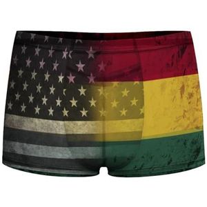 Vintage Ameriacn Boliviaanse Vlag Heren Boxer Slips Sexy Shorts Mesh Boxers Ondergoed Ademend Onderbroek Thong
