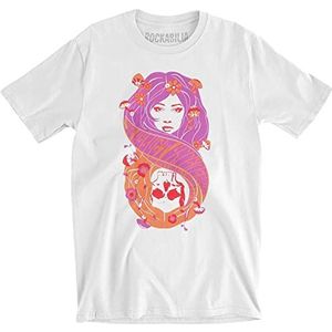 Velvet Underground Gypsy Death Fitted Jersey tee White overhemden(Small)