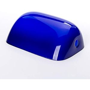 ORION LIGHTSTYLE Kleine Bankers vervangingsglas L: 150mm B: 90mm glas lamp lamp bankierslamp blauw