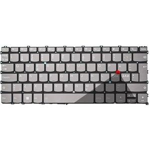 FR/UK/Russisch Spaans Italiaans toetsenbord voor Lenovo voor ThinkBook 13s G4 IAP ARB voor Plus G3 voor Gen 4(NE Grey Backligh)