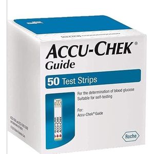 ACCU Chek Guides - 100 strips voor controle bloedsuiker - accucheck (4x25 strips)