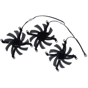 Grafische kaartventilator, VGA-video-GPU-koeler, 3 stuks/set, T129215SU voor ASL voor RTX 2080 Ti 2080Ti rtx2080ti voor Ares