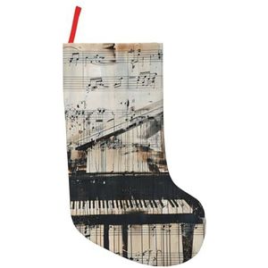 Bladmuziek Afdrukken Kerst Kousen,Vakantie Party Decoraties