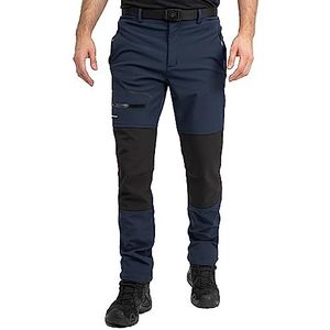Höhenhorn Trekmaster Softshellbroek voor heren, gevoerde snowboardbroek, winter, donkerblauw, XL