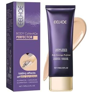 Natural Tone Body Concealer Cream - Volledige Dekking For Gezicht En Lichaam, Langdurig, Waterdicht, Tatoeagedekking, Egaliseert De Huidskleur(1PCS)