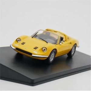 Schaal Automodel Voor Dino 246 GTS 1972 1:43 Klassieke Legering Convertible Coupe Auto Model Collectible Speelgoed Cadeau Souvenir Cars Replica