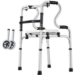 KRXSOBNV, Opvouwbare lichtgewicht armleuningen met twee niveaus Loophulpmiddel for lange mensen/gehandicapten/ouderen, smalle aluminium stand-assist toiletveiligheidsrail Verlang naar ，Looprek