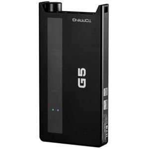 Topping G5 draagbare Hi-Res versterker en DAC compact design, DAC-chip ES9068AS, zwart