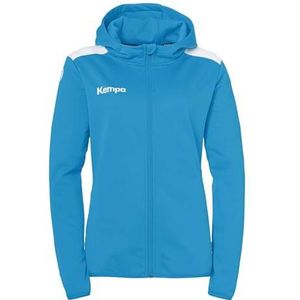 uhlsport Kempa Emotion 27 Handbal met capuchon voor dames en meisjes met gevoerde capuchon - fleece aan de binnenkant - met zakken met ritssluiting