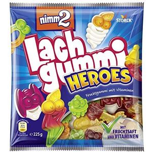 nimm2 Lachgummi Heroes (1 x 225 g) / fruit rubber met vruchtensap en vitaminen