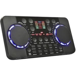 DJ-controller Blue Tooth Mini *dio Mixer Geluidskaart Draagbare Board DJ 16 Digitale Effecten Ruisonderdrukking Console USB Record for Zingen