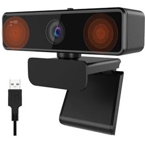 V11 1080P webcam met microfoon, autofocus, USB-camera, Full HD for pc, Mac, laptop, live streaming camera, podcast