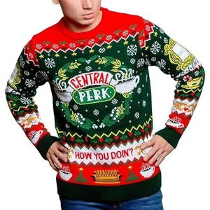 Friends Central Perk Kersttrui voor dames en heren, cadeau, Meerkleurig, M