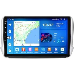 Android 11 Dubbel Din Stereo Auto Multimedia Radio Voor Peugeot 2008 208 2012-2020 9 Inch Dubbel Din Auto Stereo Head unit Ondersteuning 4G WIFI Bluetooth Stuurbediening Carplay(A500S 4G+WIFI 8-Core 4