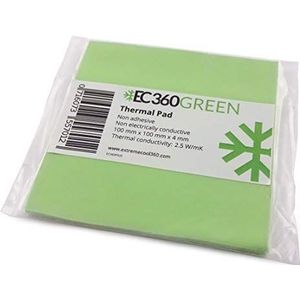 EC360® Green 2,5 W/mK Thermal Pad (100 x 100 x 4,0 mm)