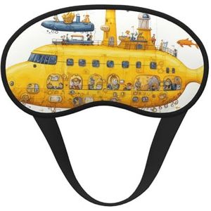 Slaapoogmasker voor dames en heren, zacht, comfortabel slaapmasker, verduisterend, slaapoogbedekking voor reizen, yoga, dutje, werk, onderzeeër