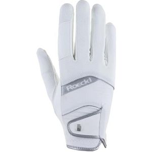 Roeckl Womens Millero Riding Gloves 310027 - White Roeckl Glove Size - 7.5