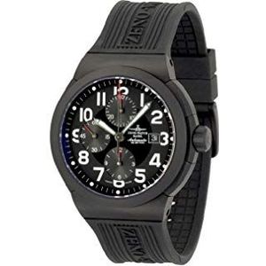 Zeno-Watch Mens Horloge - Raid Titan Chronograaf zwart - 6454TVD-bk-a1