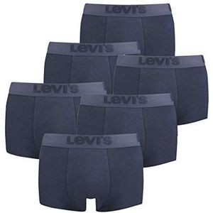 Levi's 6-Pack Mannen Premium Trunk Boxershorts Heren Onderbroek Broek Ondergoed, Kleur: Navy, Konfektionssize: XL, marineblauw