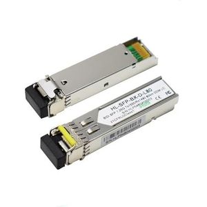 Ethernet 1000BASE 1,25G GigabitBIDI TX1490/RX1550nm 80KM LC/SC SMF (2 paar LC)