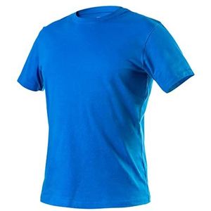 NEO TOOLS Werk-T-shirt HD+ heren blauw, maten S-XL, 100% katoen, 180 g/m2, (XL), blauw, XL
