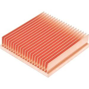 FULIMEI 40x40x10mm Zuiver Koper Heatsink Skiving Fin DIY Koellichaam Radiator for Elektronische CHIP IC Cooling koeler