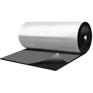 Voor Auto's Vlamvertragende Voertuigdemping Accessoires Autogeluidsisolatiemat Zelfklevende Geluidsisolatiedemper Hitteschildmat(5mm)