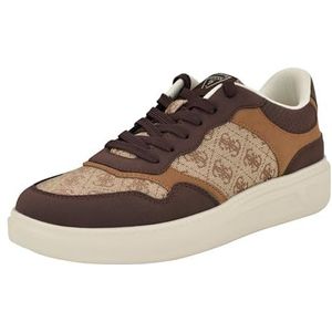 GUESS Carmino, Multi 210 Gymschoenen voor heren, bruin logo Multi 210, 44 EU, Brown Multi 210 Logo, 44 EU