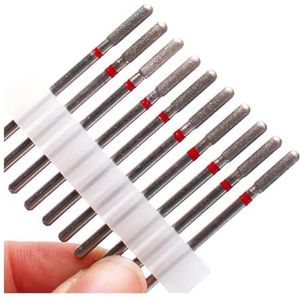 ApuaVireo&Co Nagelboorset for manicure, 10-delige diamantfrees for elektrische manicuremachine, veelkleurig(10pc no8)